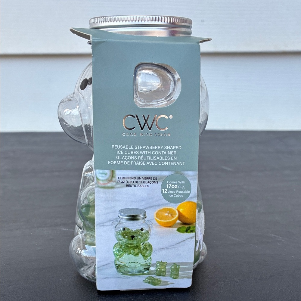 Clear Bear-Shaped Ice Cube Container Teddy Bear Shaped Ice Cubes